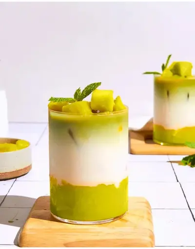 Matcha s okusom dinje